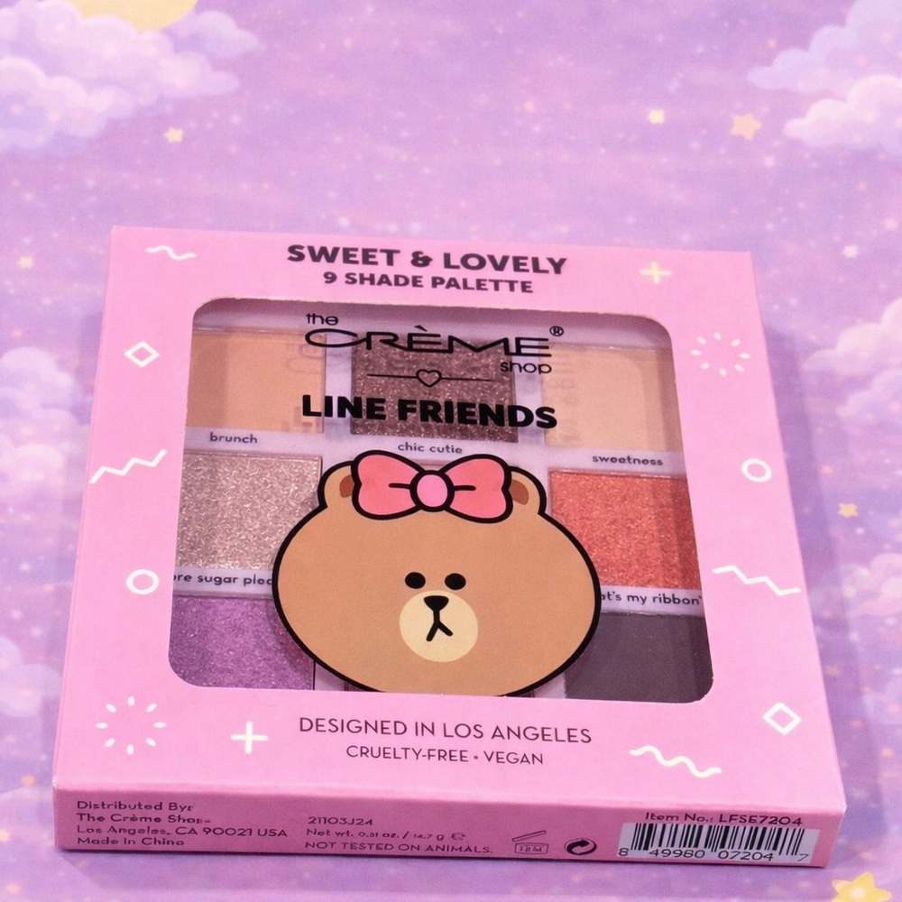 The Crรจme Shop Sweet & Lovely Eyeshadow Palette - 9 Shades